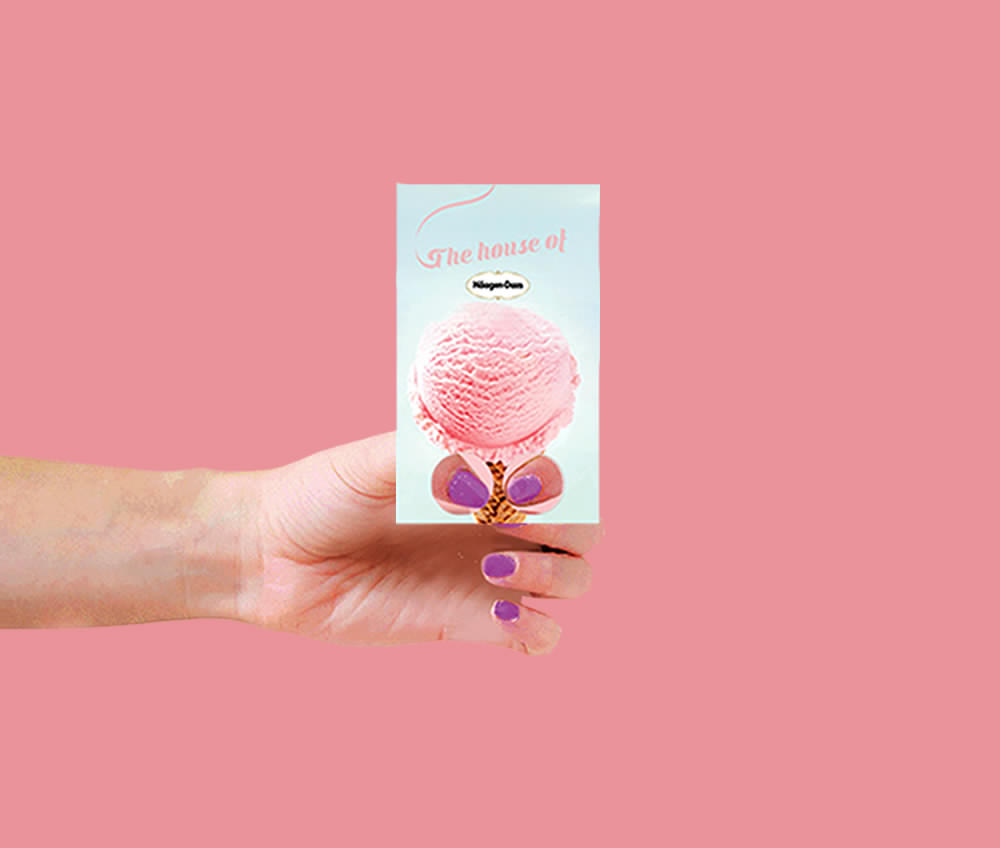 Haagen Daz Business Card Design